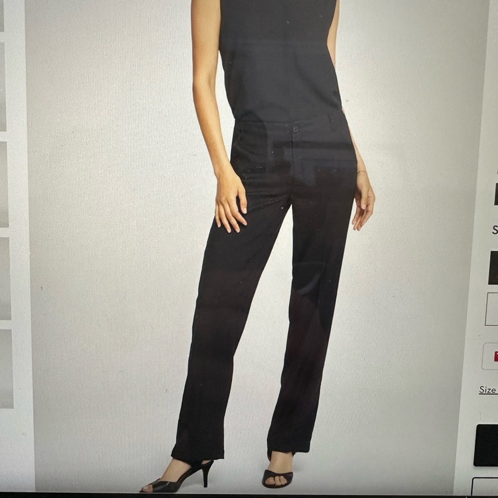 NYDJ Marilyn Women's Straight Pants in stretch linen